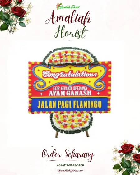 Sewa Papan Bunga Nyenang